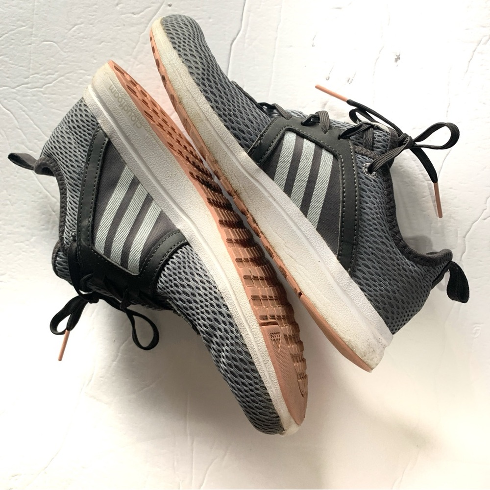 Adidas Women’s Running Shoes Size 7.5 Grey Mesh